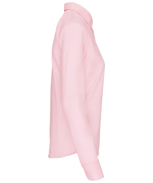K549 - Overhemd in onderhoudsvriendelijk polykatoen-popeline dames Pale Pink