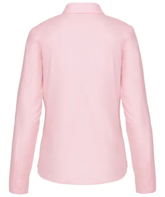 K549 - Overhemd in onderhoudsvriendelijk polykatoen-popeline dames Pale Pink