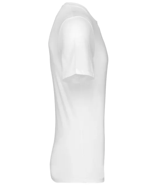 K3036 - T-shirt ronde hals met korte mouwen uniseks White