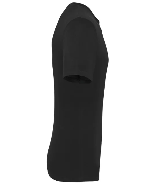 K3036 - T-shirt ronde hals met korte mouwen uniseks Black