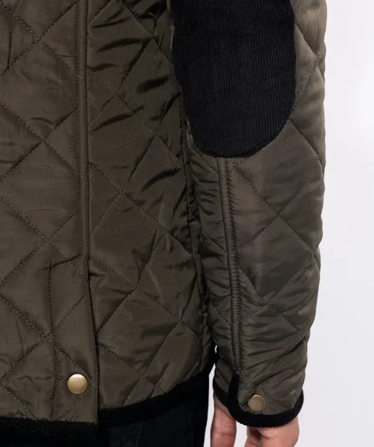 K6126 - Gewatteerde herenjas Black