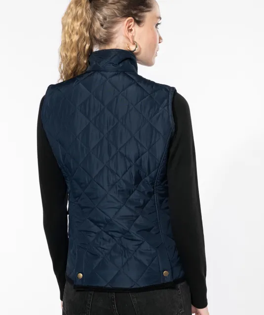 K6125 - Gewatteerde damesbodywarmer Black