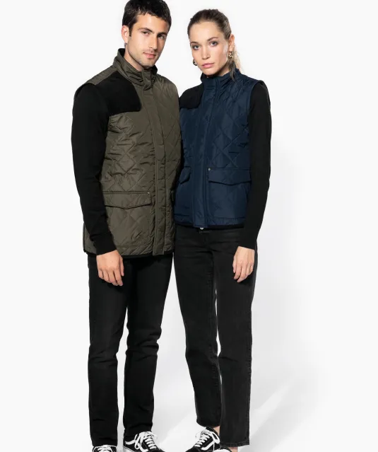 K6124 - Gewatteerde herenbodywarmer Navy / Black