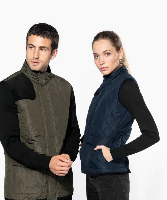 K6124 - Gewatteerde herenbodywarmer Navy / Black