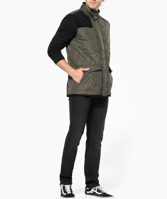 K6124 - Gewatteerde herenbodywarmer Navy / Black