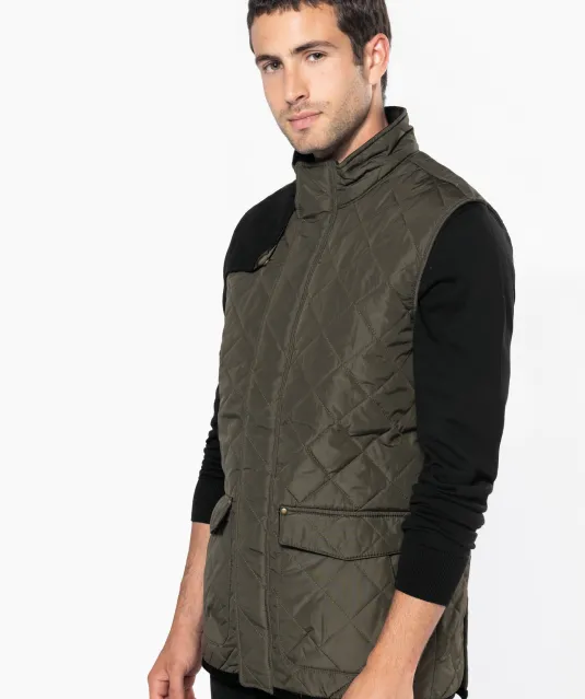 K6124 - Gewatteerde herenbodywarmer Navy / Black