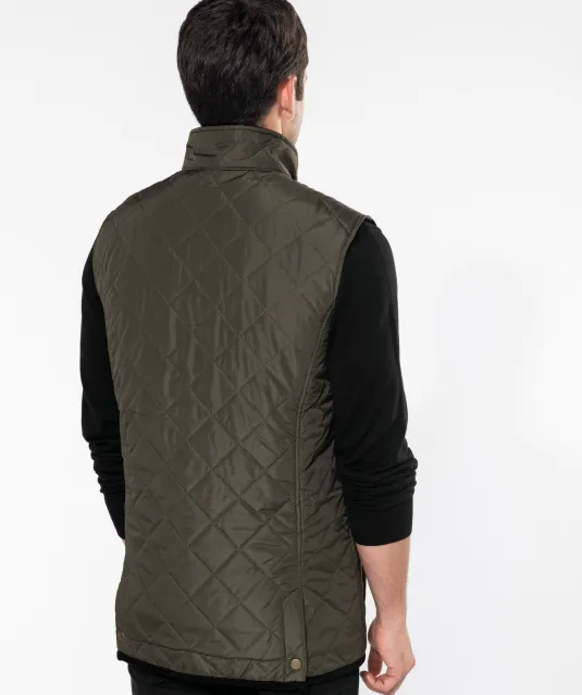 K6124 - Gewatteerde herenbodywarmer Black
