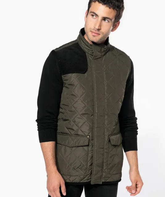 K6124 - Gewatteerde herenbodywarmer Navy / Black