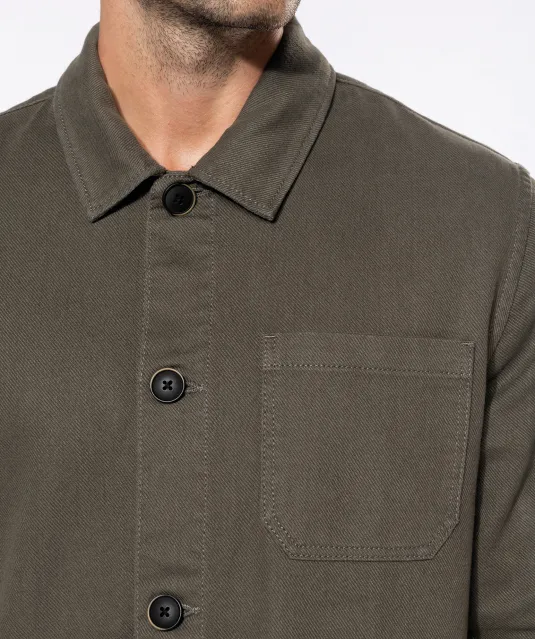 K671 - Heren jas worker Washed black