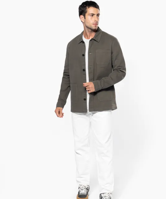 K671 - Heren jas worker Washed black