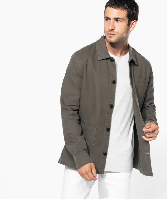 K671 - Heren jas worker Washed black