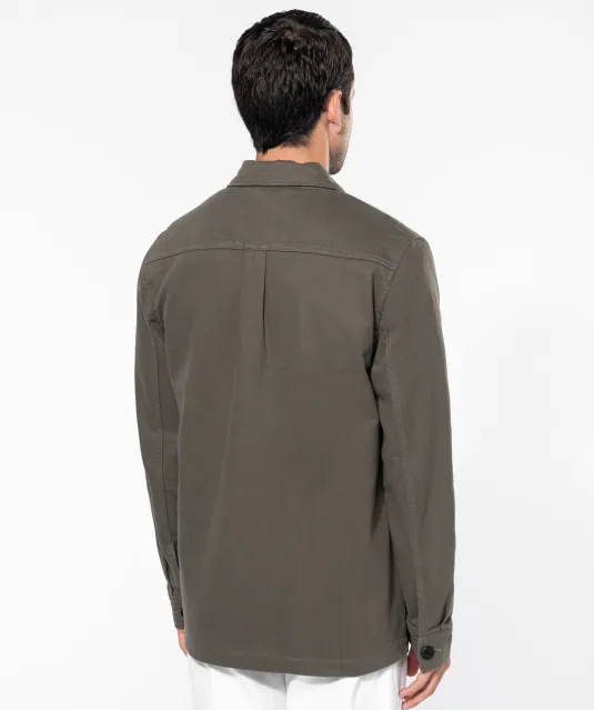 K671 - Heren jas worker Washed black