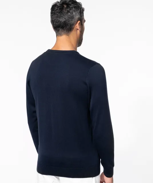 K967 - Herenpullover met ronde hals Black
