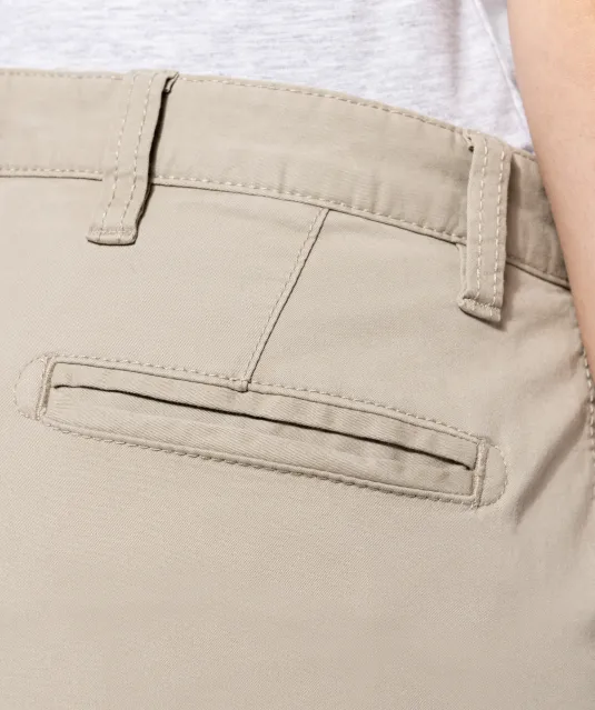 K749 - Enkelhoge broek voor dames Beige