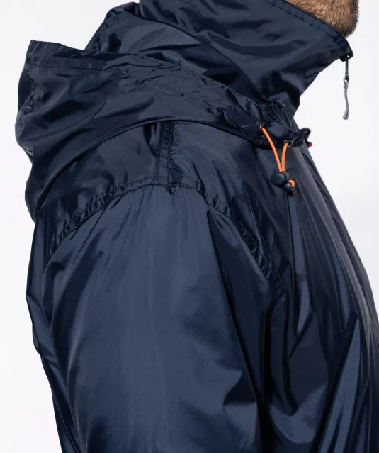 K632 - Gevoerde windbreaker heren Navy