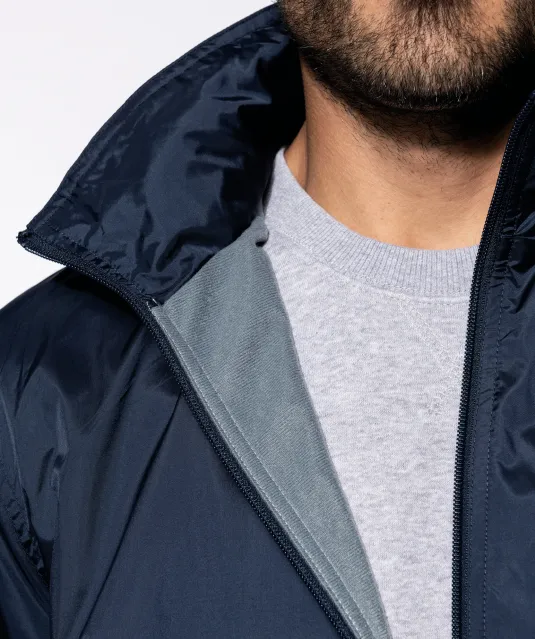 K632 - Gevoerde windbreaker heren Navy