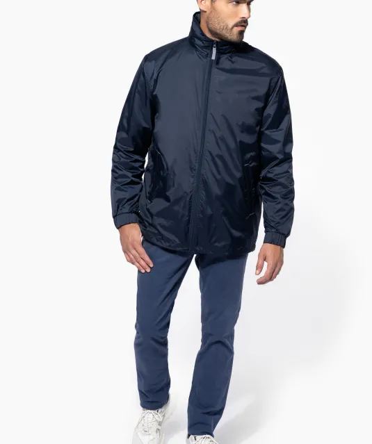 K632 - Gevoerde windbreaker heren Navy