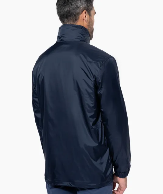 K632 - Gevoerde windbreaker heren Navy