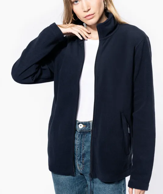 K9102 - Microfleece met rits Black