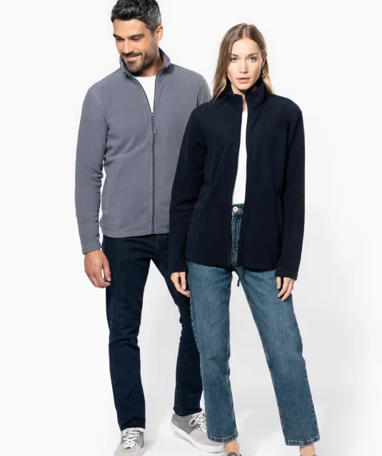 K9102 - Microfleece met rits Black