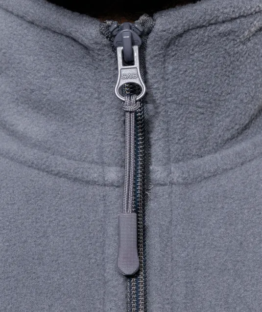 K9102 - Microfleece met rits Black