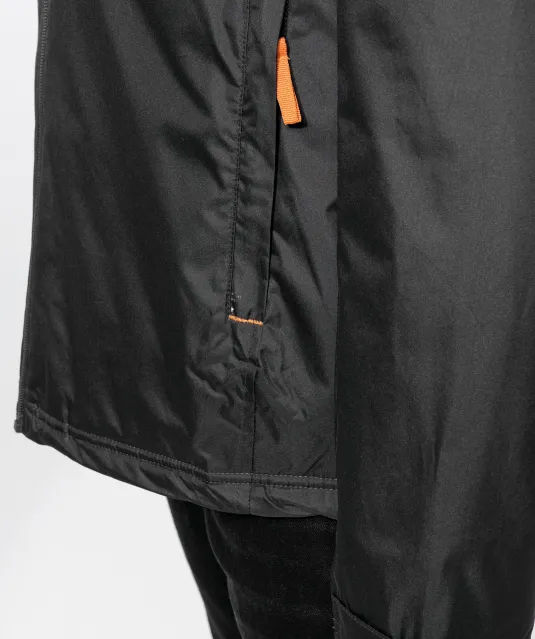 K639 - Herenjack met afneembare mouwen Black / Orange