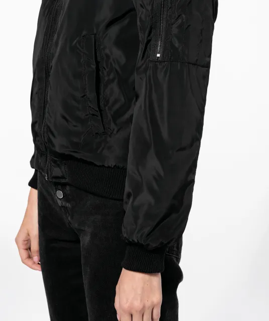 K6123 - Dames bomberjack Black