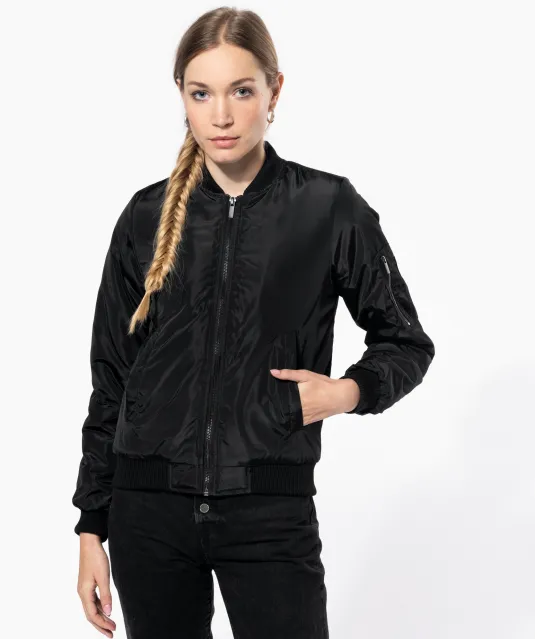 K6123 - Dames bomberjack Black