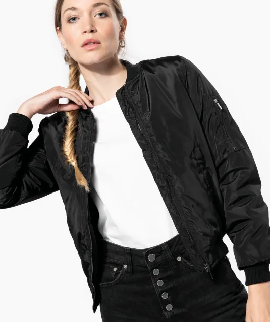 K6123 - Dames bomberjack Black