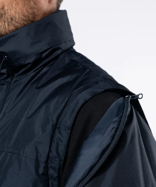 K693 - Jas met afneembare mouwen heren Navy