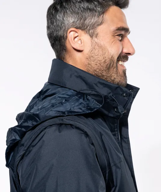 K693 - Jas met afneembare mouwen heren Navy