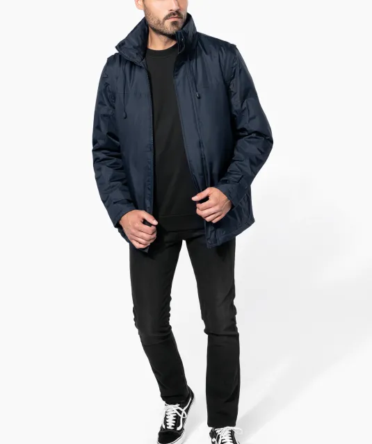 K693 - Jas met afneembare mouwen heren Navy