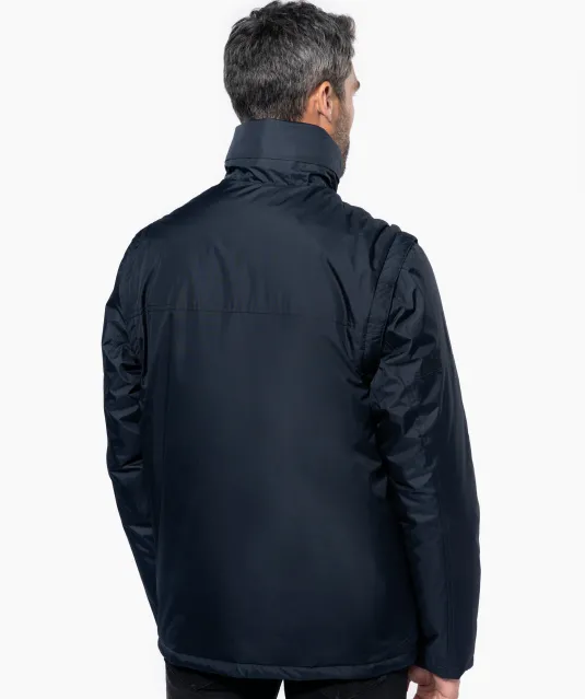 K693 - Jas met afneembare mouwen heren Navy