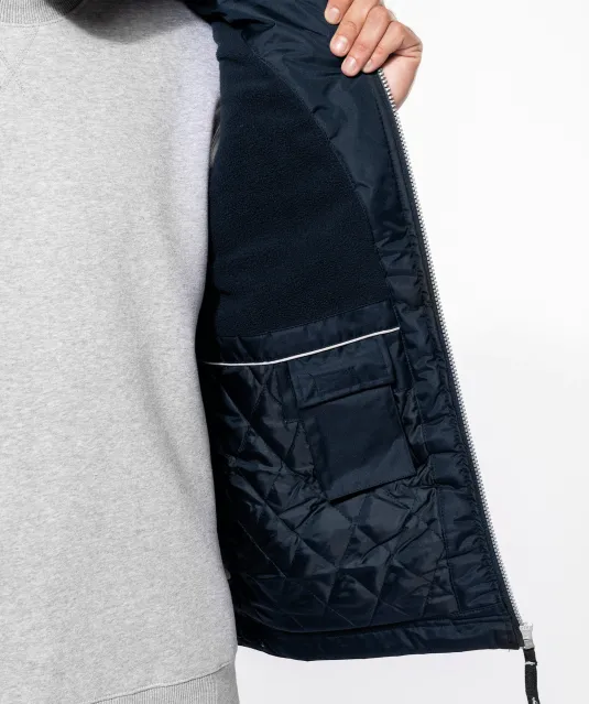 K659 - Met fleece gevoerde bodywarmer heren Convoy Grey