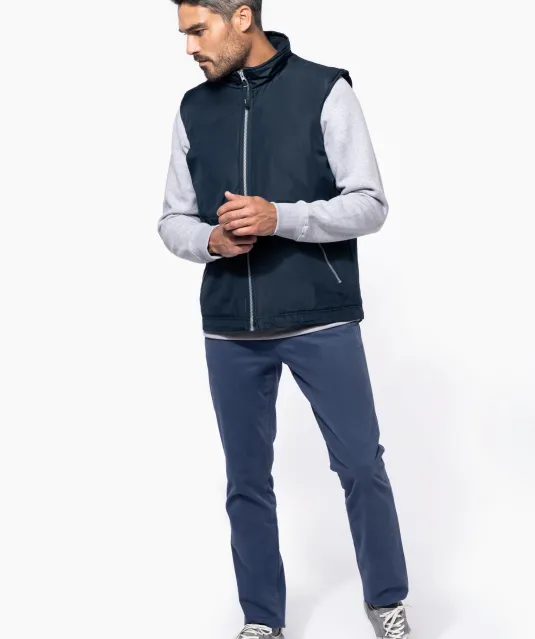 K659 - Met fleece gevoerde bodywarmer heren Convoy Grey