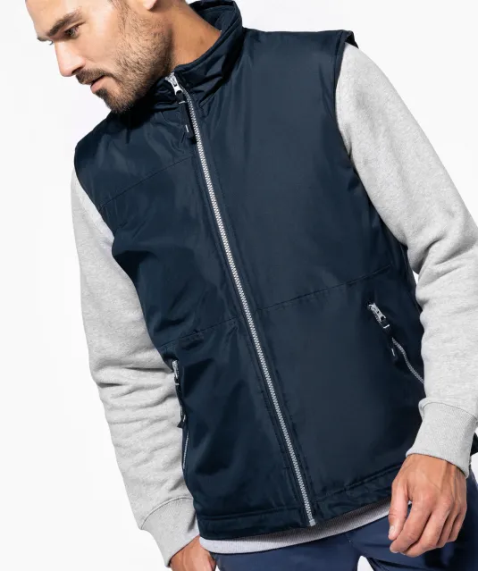 K659 - Met fleece gevoerde bodywarmer heren Convoy Grey
