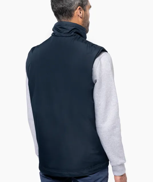 K659 - Met fleece gevoerde bodywarmer heren Convoy Grey