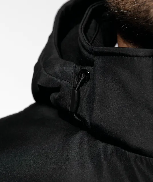 K656 - Parka met afneembare capuchon Black