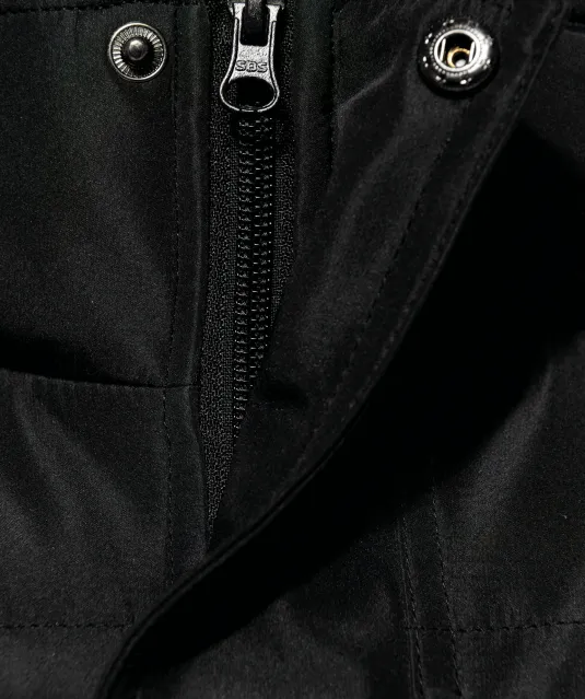K656 - Parka met afneembare capuchon Black