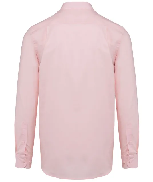 K533 - Heren Oxford overhemd lange mouwen Oxford Pale Pink
