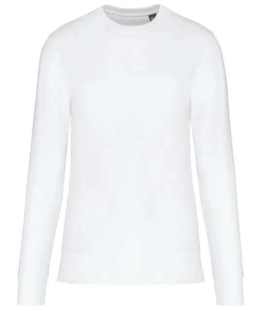 K4025 - Ecologische sweater met ronde hals White