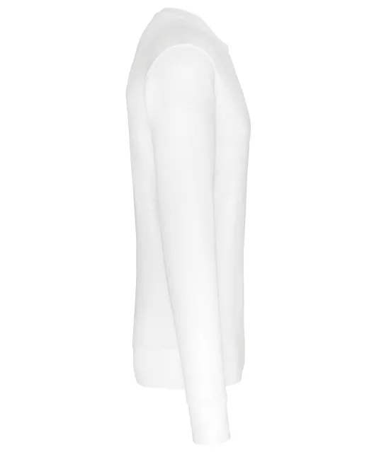 K4025 - Ecologische sweater met ronde hals White