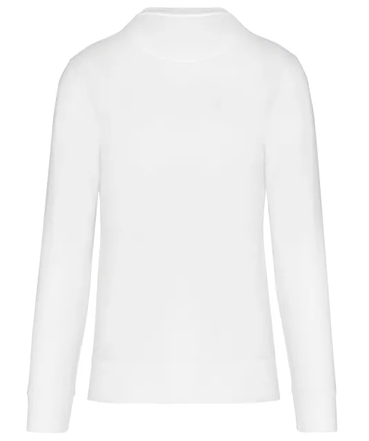 K4025 - Ecologische sweater met ronde hals White