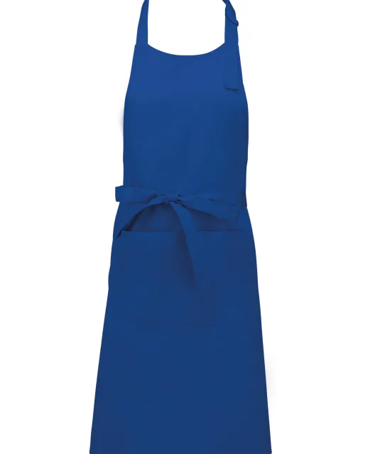 K885 - Katoenen schort met zak Royal Blue