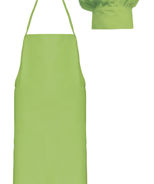K884 - Chefkok-set voor kinderen Lime