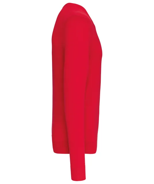 K965 - Heren pullover met v-hals Red