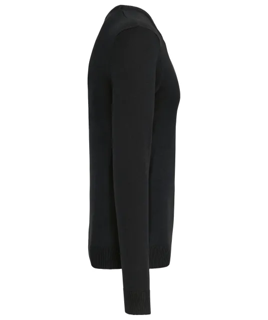 K965 - Heren pullover met v-hals Black