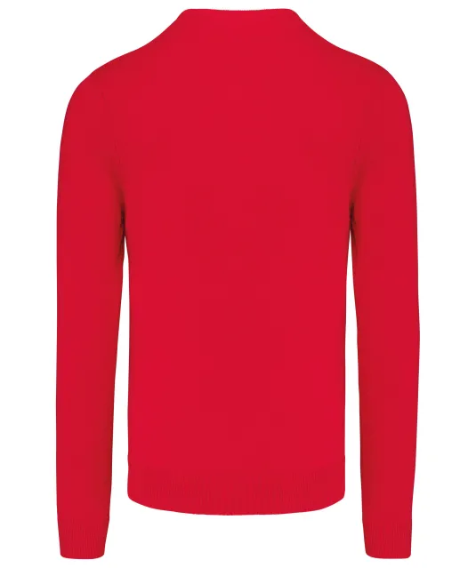K965 - Heren pullover met v-hals Red