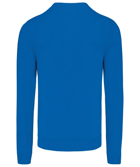 K965 - Heren pullover met v-hals Light Royal Blue
