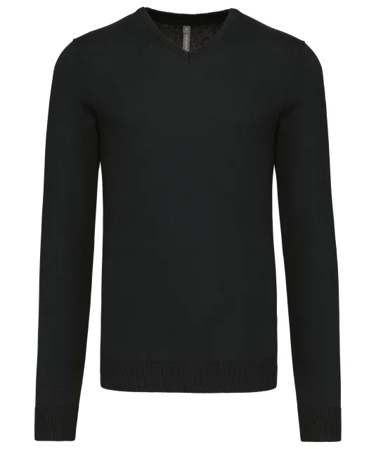 K965 - Heren pullover met v-hals Black